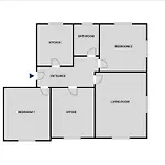 Lejlighed Olive - 90 Qm, 3 Schlafzimmer, Balkon & Moderne Kueche