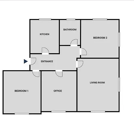 Apartamento Olive - 90 Qm, 3 Schlafzimmer, Balkon & Moderne Kueche